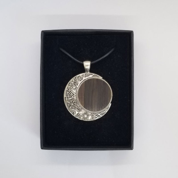 Pendentif Grand Cabochon Croissant de lune