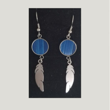 Boucles d'oreilles Plume