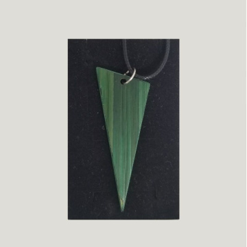 Pendentif Triangle Vert
