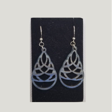 Boucles d'oreilles bleu