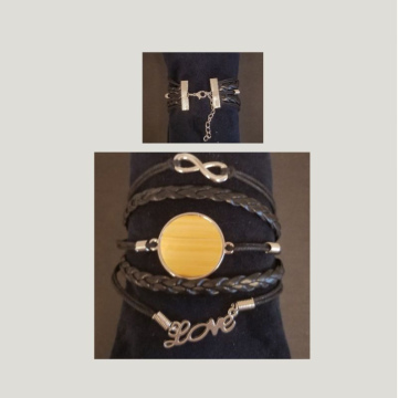 Bracelet à lanières love